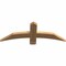 Ekena Millwork Bellingham Timber Gable Bracket, Western Red Cedar, 36"W x 13"H x 1 1/2"D x 3 1/2"F, 9/12 Pitch GBW036X13X0204BEL00SWR - alternate 4